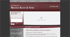 Desktop Screenshot of bksattorneys.com